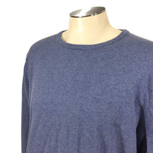 J. Crew Sweater Blue‎ Cashmere Cotton Pullover